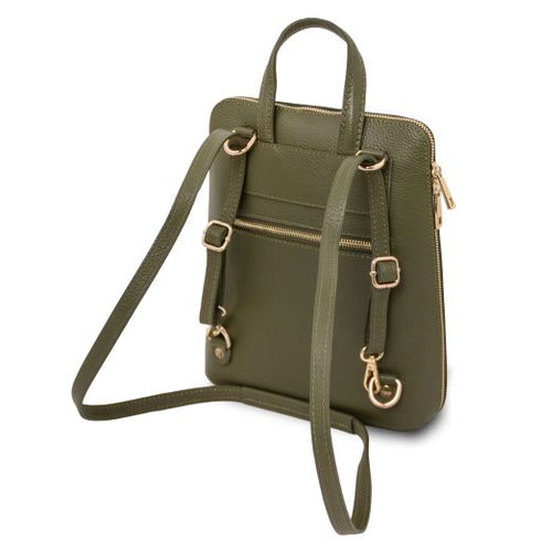 TL Bag - Small leather backpack for women